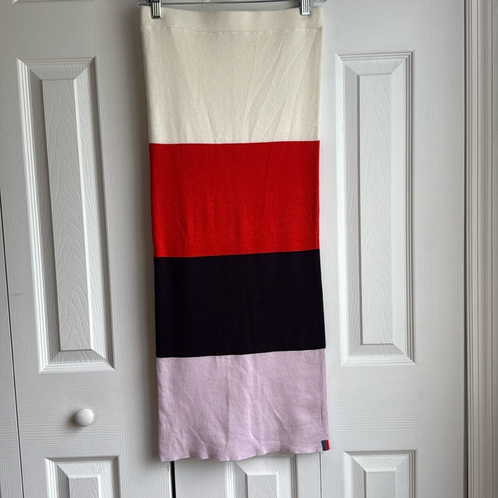 7. Anthropologie KULE Knit Color Block skirt